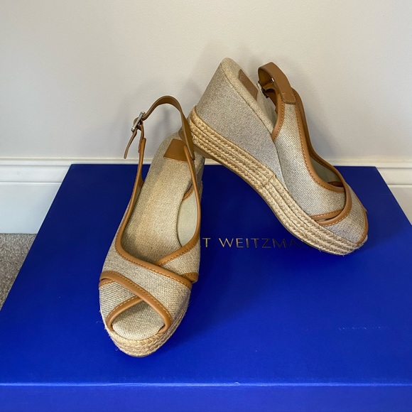 Tory Burch Espadrille Slingback Wedges - Picture 1 of 7